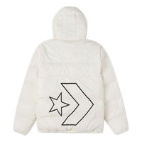 Converse Classic Casual Warm Hooded Down Jacket 'White' 10023695-281