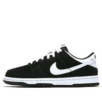 (GS) Nike Dunk Low 'Black White Swoosh' 310569-020