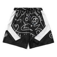 Li-Ning x DFT Way Of Wade Logo Basketball Shorts 'Black White' AAPR257-1