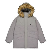 New Balance Warm Hooded Coat 'Grey' AMJ33330-TAG