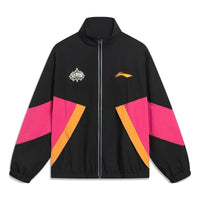 Li-Ning CBA All Star Game Graphic Jacket 'Black Pink' AFDT617-1