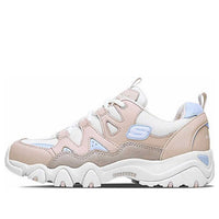 (WMNS) Skechers D'Lites 2.0 Low-Top Running Shoes Pink/White 88888328-WPK