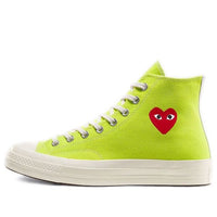 Converse x COMME des GARCONS PLAY Chuck 70 High 'Bright Green' 168299C