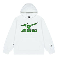 Mizuno Logo Casual Hoodie 'White' A2CA2A38