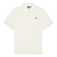 New Balance NB Logo Polo Shirt 'Ivory' NFE21011-IV
