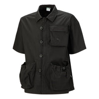 PUMA SS23 Short Sleeve Shirt 'Black' 621925-01