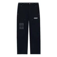 Li-Ning Embroidery Logo Straight Pants 'Black' AKXSB55-3