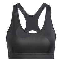 (WMNS) adidas x Marimekko Believe This Medium-Support Bra 'Black' HA3376