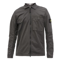 STONE ISLAND Supima Cotton Shirt Jacket 'Charcoal' 761512619-V0065