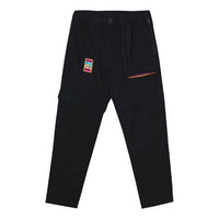 adidas originals Snow Mountain Series Retro Casual Sports Long Pants Black GV0932