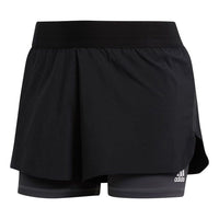 (WMNS) adidas Alphaskin Two-in-One Shorts Asia Sizing 'Black' FJ7130