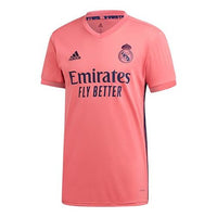 Men's adidas 20-21 Season Real Madrid Away Short Sleeve T-Shirt Jersey Pink GI6463