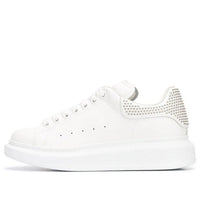 (WMNS) Alexander McQueen Oversized Sneaker 'White Silver' 611696WHQYW9071