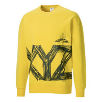 PUMA x Michael Lau Crossover Casual Sports Round Neck Yellow 530358-79