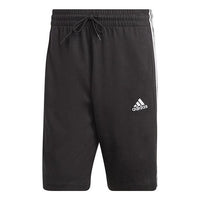 adidas Essentials Single Jersey 3-Stripes Shorts 'Black' IC9382