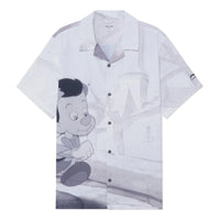 Li-Ning x Disney Pinocchio Graphic Shirt 'Grey' ASHS431-1