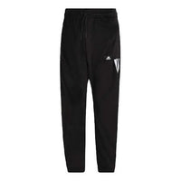 Men's adidas Bundle Feet Stripe Sports Pants/Trousers/Joggers Black H47893