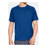 Men's Under Armour Tech 2.0 Short Sleeve Sports Tops Blue 1326413-400