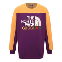 Gucci x The North Face Long Sleeve Cotton T-Shirt 'Purple Yellow' 671439-XJDRA-5481