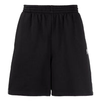 Balenciaga Cities Paris Cotton Sweat Shorts 'Black White' 676137TLVL81070