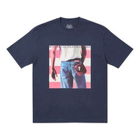 PALACE Character Printing Short Sleeve Unisex Navy Blue P20TS071