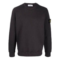 STONE ISLAND Logo Patch Sweatshirt 'Black' 751563020-V0065