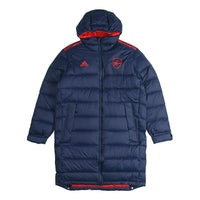 adidas Real Madrid Arsenal Soccer/Football Down Jacket Navy Blue FQ4109