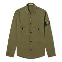 STONE ISLAND Two Pocket Overshirt 'Olive Green' 7415110WN-V0158