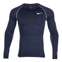 Nike Pro Dri-fit Athleisure Casual Sports Round Neck Long Sleeves Purple DD1991-451