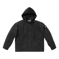 Supreme x Stone Island Cotton Cordura Shell Jacket 'Black' SUP-SS22-716