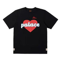 Palace x Evisu Heart T-Shirt 'Black' P24EVES005