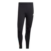 adidas Slim Fit Mid Waist Sports Pants Men's Black HC1414
