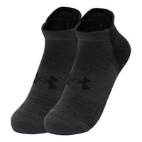 Under Armour Armour Dry Run No Show Short Socks 'Black Jet Grey' 1361164-001