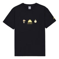 New Balance Camp Graphic T-Shirts 'Black' AMT41360-BK