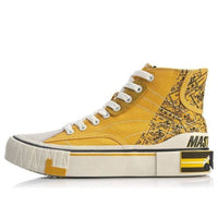 (WMNS) Li-Ning Superwave Canvas Hi 'Yellow Black' AGCQ202-3