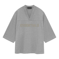 Fear of God Essentials SS24 Football T-Shirt 'Dark Heather Oatmeal' 125SP244103F