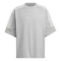 adidas Logo T-Shirt Asia Sizing 'Grey' JI6644