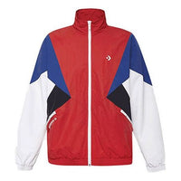 Men's Converse Classic Colorblock Jacket Red 10018363-A01