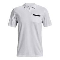 Under Armour Vanish Snap Polo Shirt 'White' 1373690-100
