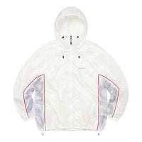 Supreme Ripstop Hooded Windshell 'White Grey' SUP-SS22-812