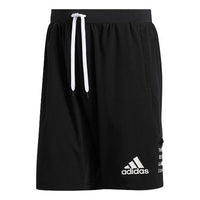 adidas Logo Alphabet Printing Sports Shorts Black GC8210