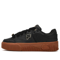(WMNS) FILA FUSION Stack Skate Shoes 'Black Brown' T12W342208FBK
