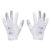 Under Armour F8 Football Gloves 'White Metallic Silver' 1368851-100