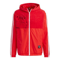 adidas neo x Crossover Athleisure Casual Sports Hooded Jacket Red GP5762