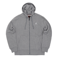 Air Jordan Fleece Full Zip Hoodie 'Grey' FJ7772-091