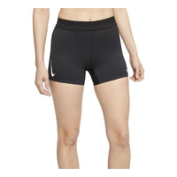 (WMNS) Nike Aeroswift Casual Sports Breathable Tight Running Shorts Black CJ2368-010