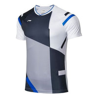Li-Ning Badminton Training T-shirt 'White Black' AAYR011-1