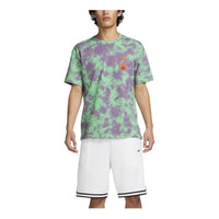 Nike Max90 Just Do It Basketball T-Shirt 'Green Purple' FD0066-363