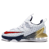 (GS) Nike Lebron 13 Low 13 'White Red' 834347-164