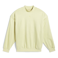 adidas Basketball Sueded Crew Sweatshirt 'Yellow' IN7697